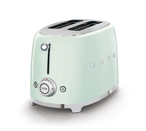 Set Petit-D&eacute;jeuner Grille-Pain TSF01PGEU et Bouilloire KLF05PGEU Vert d'eau - SMEG image number 1