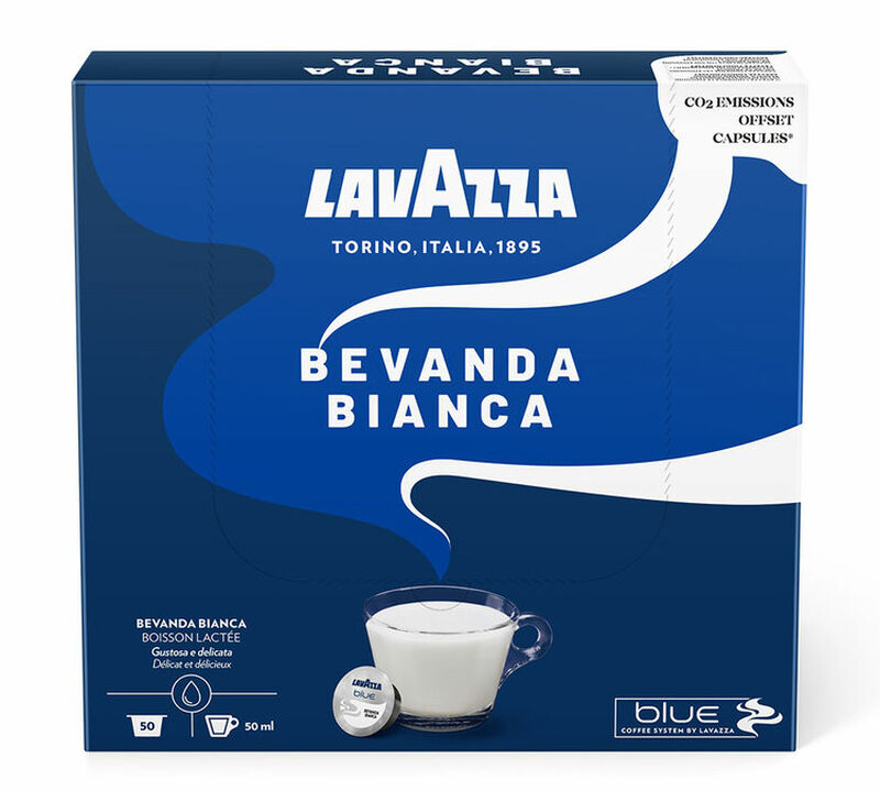 Lavazza Blue Bevanda Bianca Milk capsules x 50 milk pods image number 1