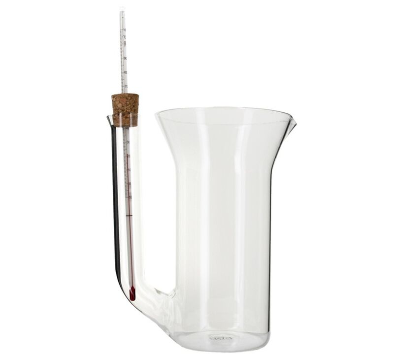 E&B glass carafe + thermometer and kalita filter holder, dripper and pour over image number 4