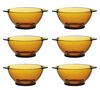 6 bols oreilles couleur vermeil 51cl - Duralex image number 0