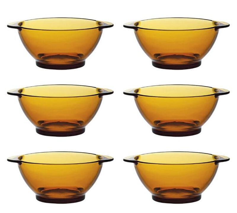 6 bols oreilles couleur vermeil 51cl - Duralex image number 0