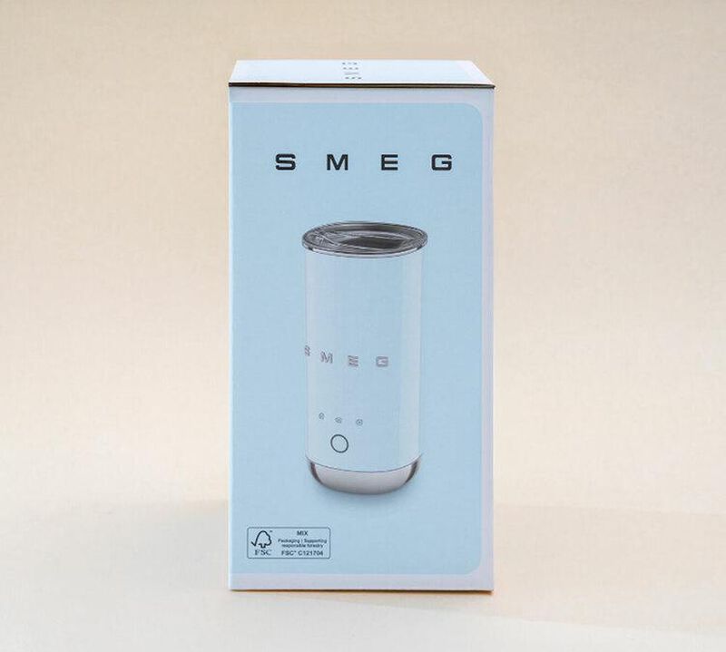 Set Petit-D&eacute;jeuner Grille-Pain TSF01PBEU et Mousseur &agrave; lait MFF02PBEU Bleu Azur - SMEG image number 5