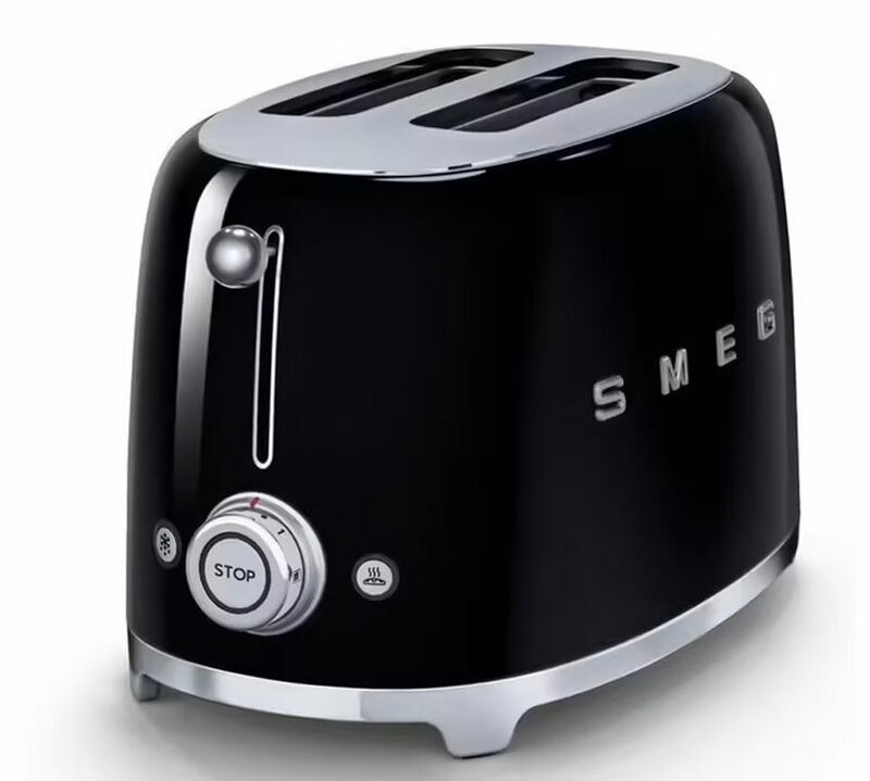 Set Petit-D&eacute;jeuner grille-pain TSF01BLEU et presse-agrumes CJF11BLEU Noir - SMEG image number 1