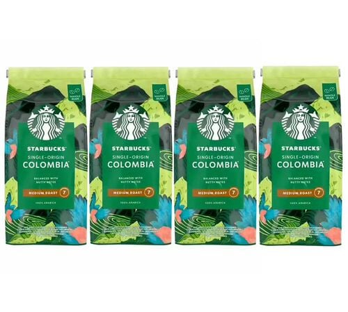 STARBUCKS -  Caff&egrave; in grani - Single Origin Colombia 4 x 450 g