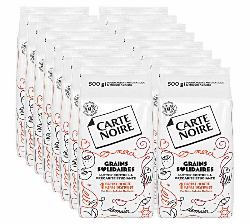 8 kg - Caf&eacute; en grain - Grains Solidaires - CARTE NOIRE image number 0