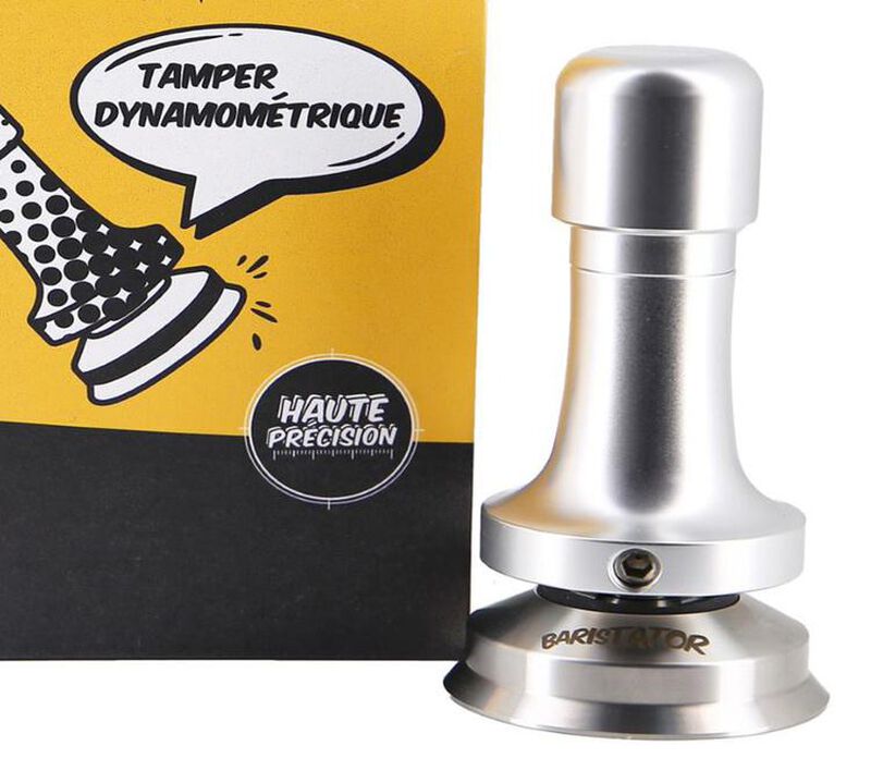 Tamper Dynamom&eacute;trique BARISTATOR 57,3 mm base inox image number 3