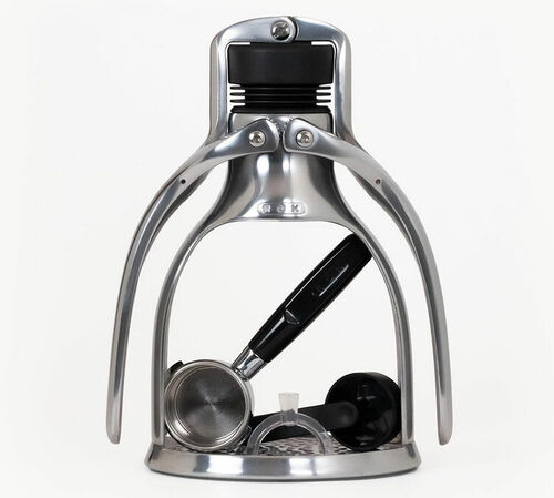 ROK Espresso - Macchina da caff&egrave; espresso a leva - GC Chrome