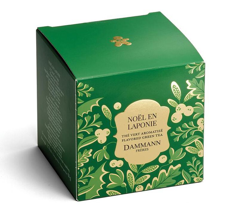 Dammann Fr&egrave;res Christmas Green Tea - 25 Cristal&reg; sachets image number 2