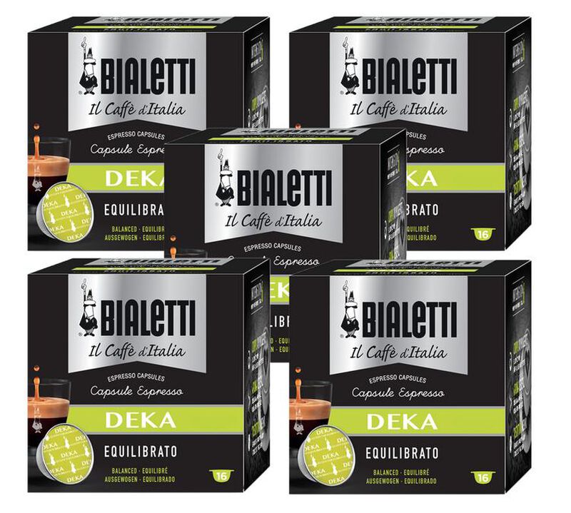 Bialetti Mokespresso Capsules Italian Decaf x 80 coffee pods image number 0