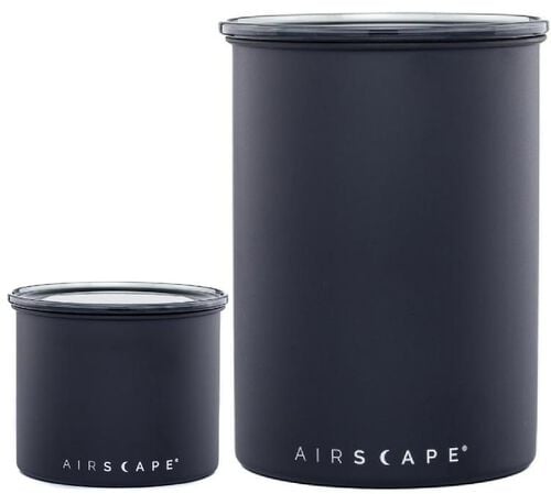 Lot 2 bo&icirc;tes de conservation noir mat 250 gr et 500 gr - Airscape
