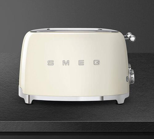 Grille-pain TSF03CREU 4 tranches Cr&egrave;me - SMEG image number 5