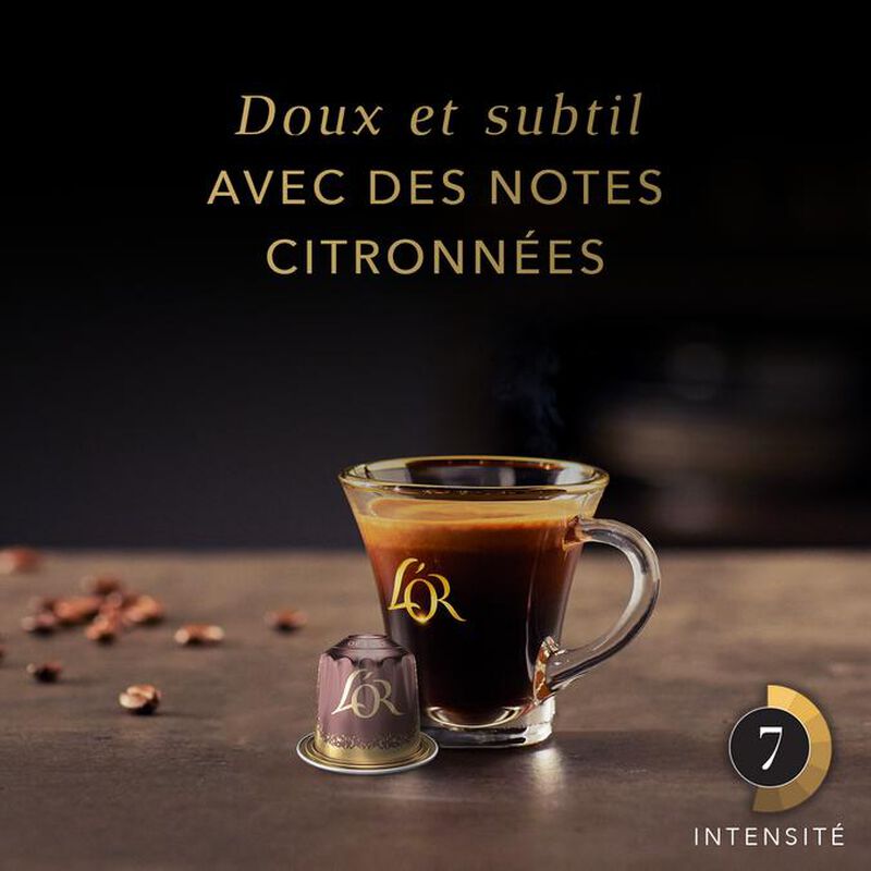100 Nespresso* Original Compatible Capsules Or Rose &ndash; L'OR ESPRESSO image number 3