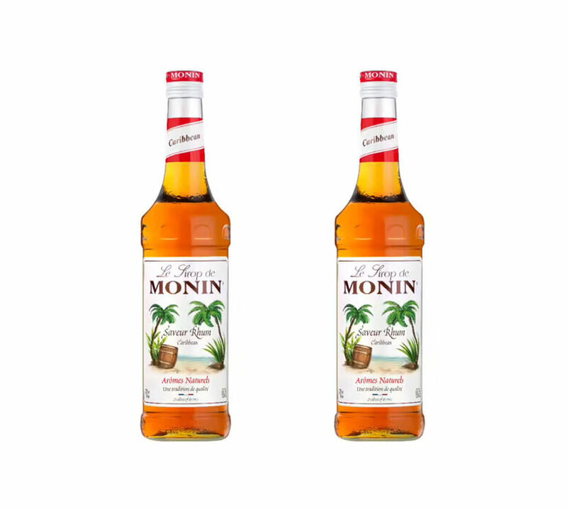 Sirop Monin - Saveur Rhum - 2 x 70 cl image number 0