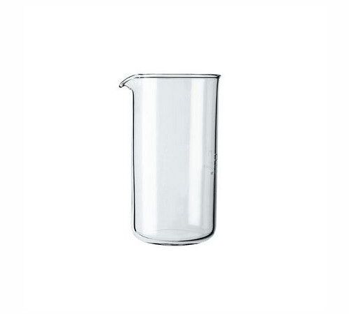 Spare glass beaker compatible with Bodum 3-cup (350ml) French Press coffee maker.