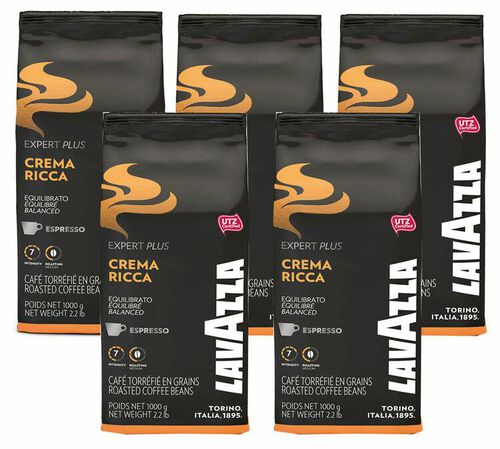5 Kg Caf&eacute; en grain Crema Ricca - Lavazza