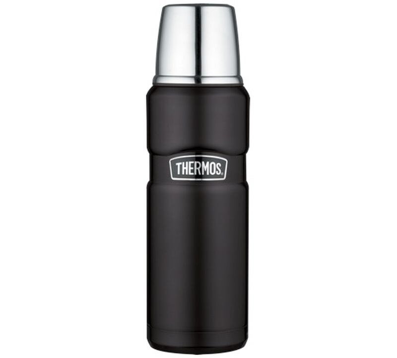 Thermos - Bottiglia termica in acciaio inox nero opaco Stainless King 47 cl image number 0