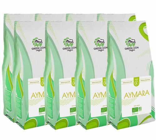 8 kg - Caf&eacute; en grain Bio Aymara - Green Lion Coffee
