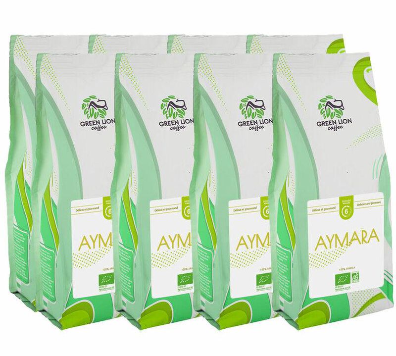 8 kg - Caf&eacute; en grain Bio Aymara - Green Lion Coffee image number 0