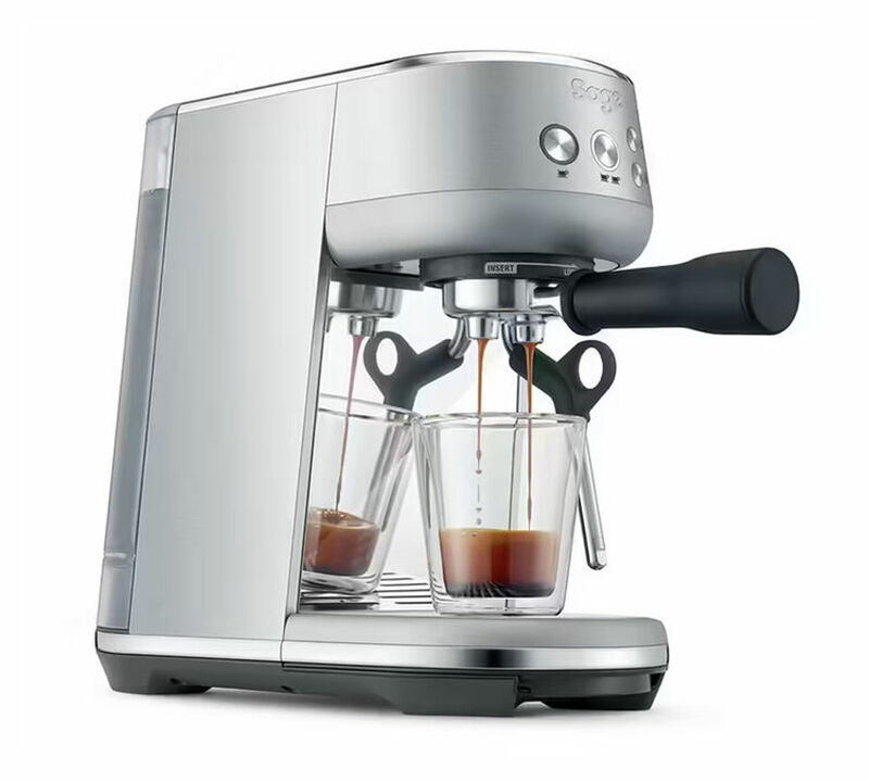 Machine expresso SAGE The Bambino inox + Moulin &agrave; caf&eacute; BARATZA Encore ESP blanc image number 3