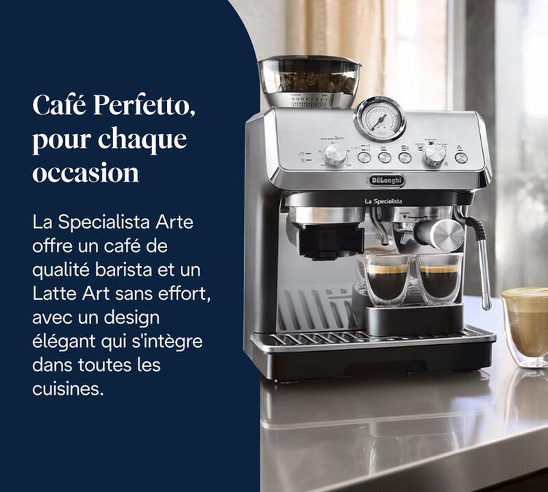 DeLonghi EC9155.MB La Specialista Arte Metal Black + Kit Barista image number 10