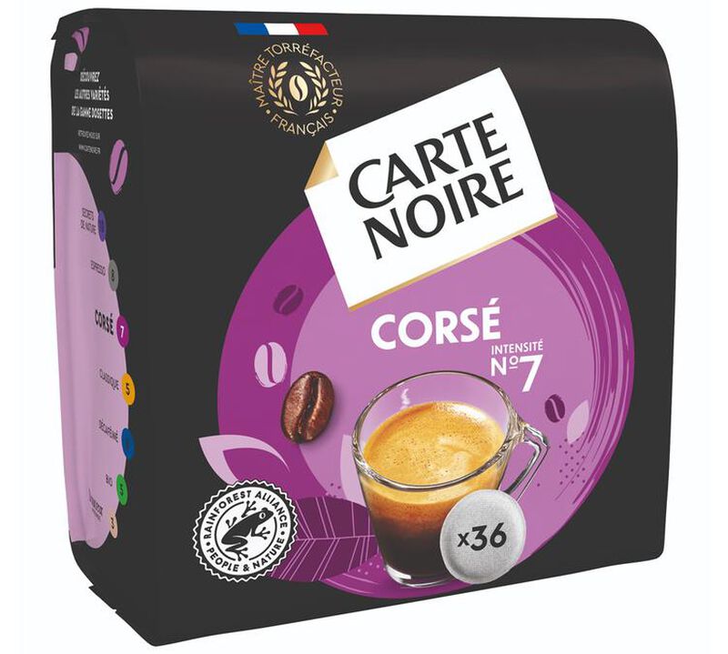 36 dosettes souples n&deg;7 Cors&eacute; - CARTE NOIRE image number 3