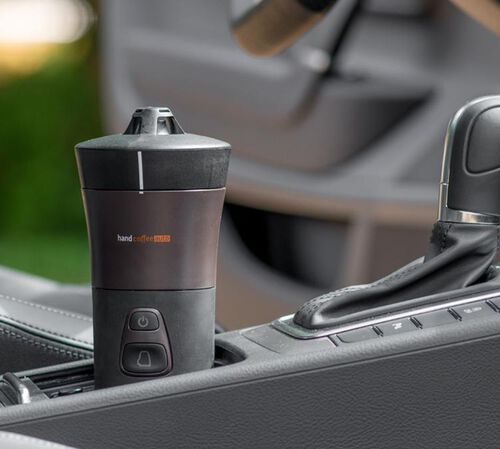 Handcoffee Auto 12V travel coffee maker for Senseo pods + travel case image number 4