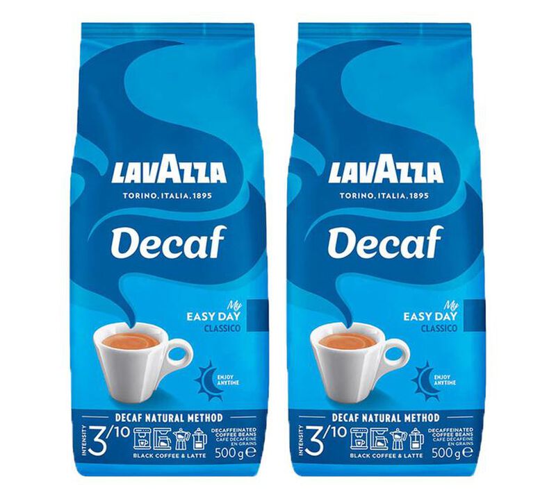 Lavazza - Caff&egrave; in grani - Decaf Classico 2x  500 g image number 0