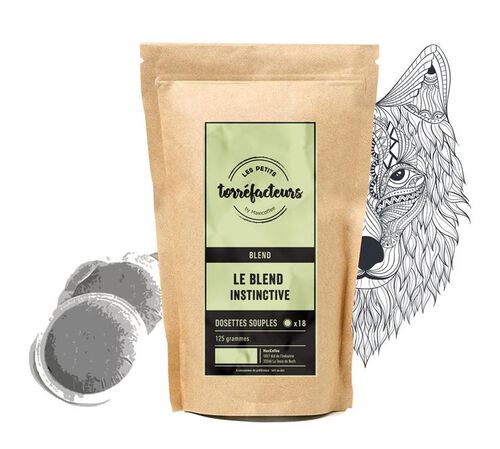 Les Petits Torr&eacute;facteurs Blend Instinctive (strong blend) coffee soft pods for Senseo x 18