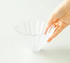 Dripper ORIGAMI Air transparent avec support en bois image number 1