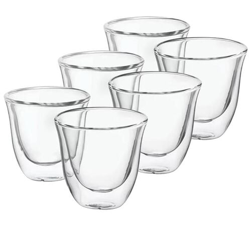 Lot de 6 verres Espresso 9 cl - DELONGHI