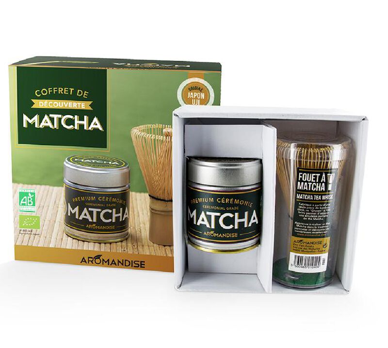 Aromandise Organic Ceremonial Grade Matcha Gift Set image number 1