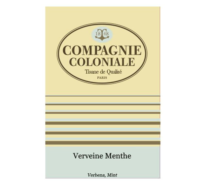Compagnie Coloniale Mint Verbena Herbal Tea - 25 Berlingo&reg; tea bags image number 0