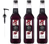 Lot de 3 sirops 1883 Routin Grenade - Bouteille plastique - 3x1L + Pompe doseuse image number 0