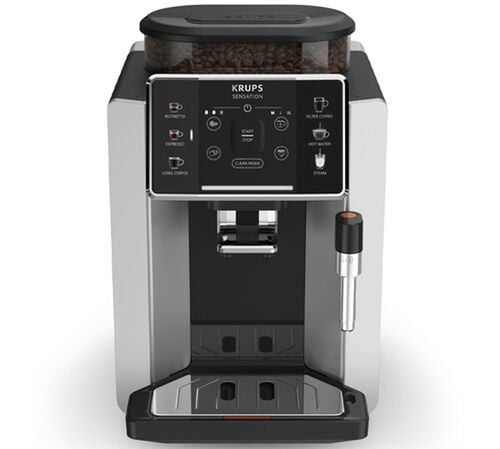 Machine auto - Expresso broyeur Sensation grise et noir - KRUPS   - Tr&egrave;s bon &eacute;tat image number 2