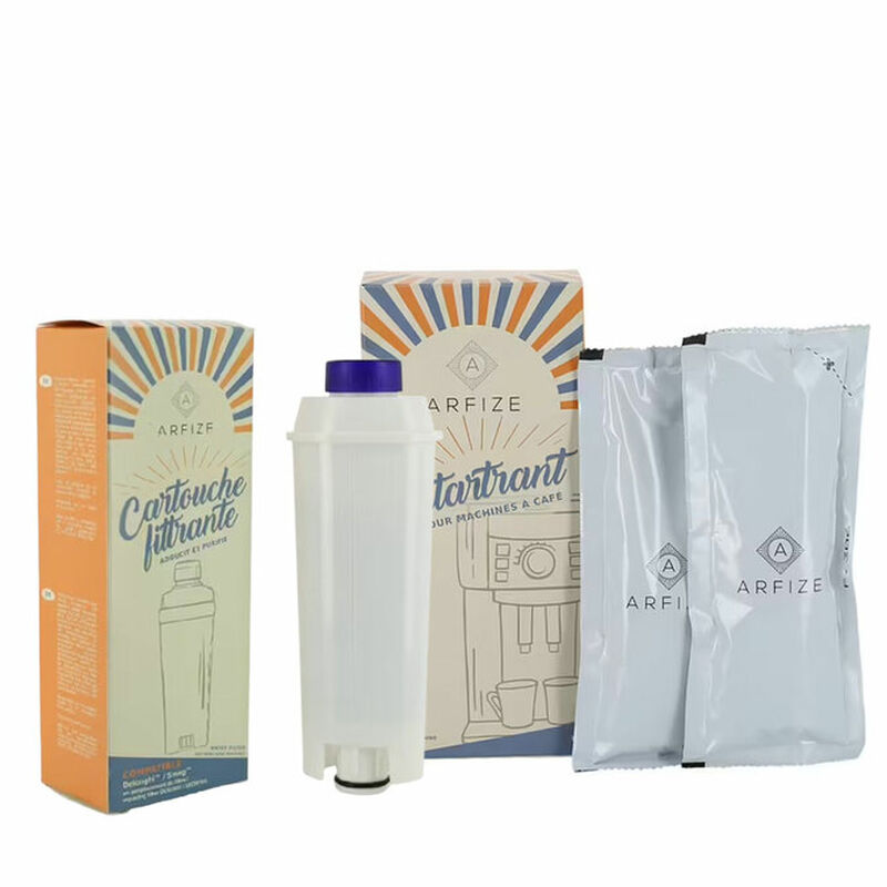 Kit d'entretien ARFIZE compatible DELONGHI - cartouche filtrante + d&eacute;tartrant image number 0