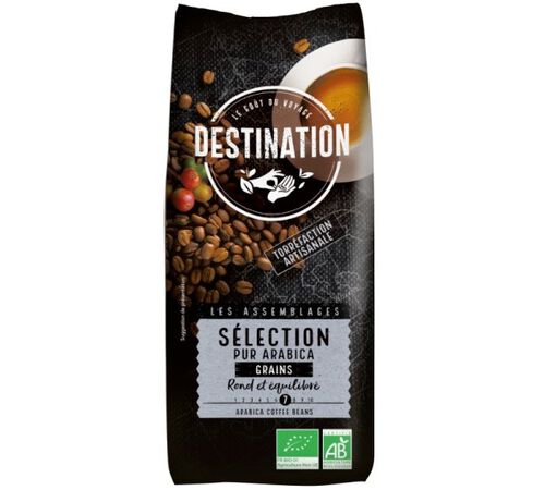 Destination - Organic Coffee Beans S&eacute;lection Pure Arabica - 1kg