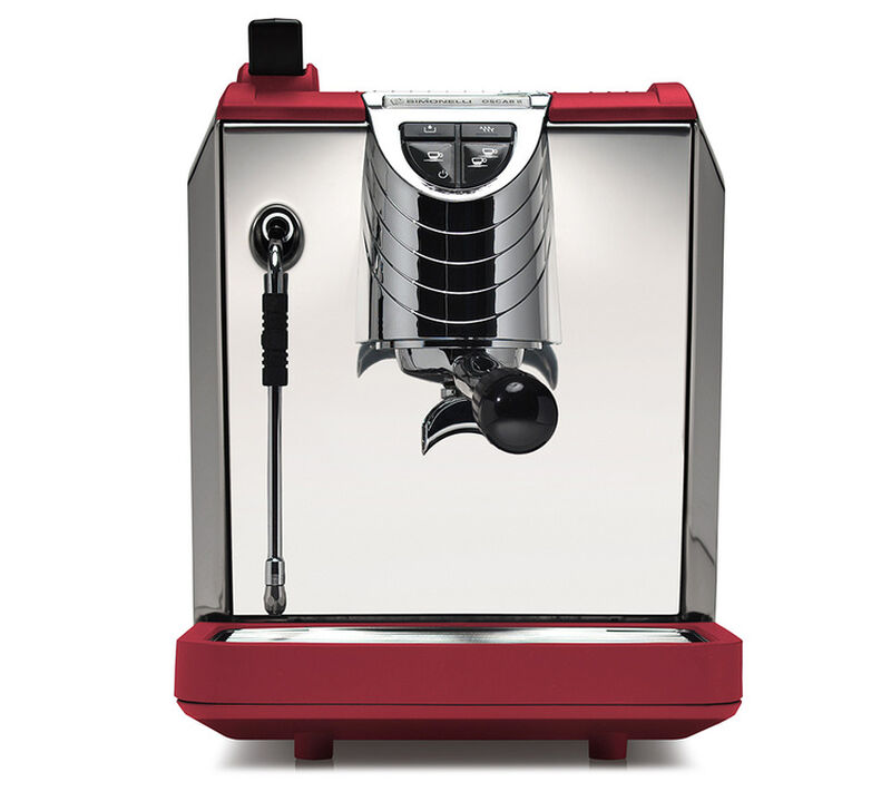 Machine &agrave; caf&eacute; NUOVA SIMONELLI OSCAR II rouge new version pour r&eacute;seau d'eau- Tr&egrave;s bon &eacute;tat image number 1