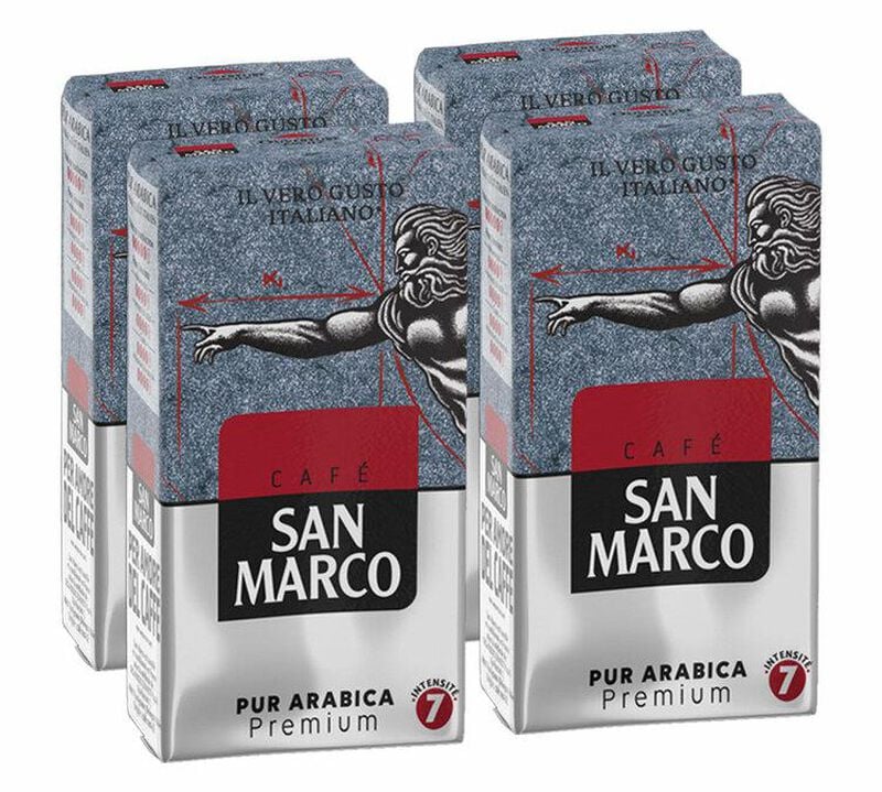4 x 250 g - Caf&eacute; moulu - Pur Arabica MSV - SAN MARCO image number 0