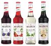 Pack d&eacute;couverte Sirops Monin (Mojito, Violette, Framboise, Th&eacute; Cha&iuml;) - 4x70cl image number 0