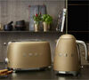 Set Petit-D&eacute;jeuner Grille-Pain TSF01CHMEU et Bouilloire KLF03CHMEU Or mat - SMEG image number 3