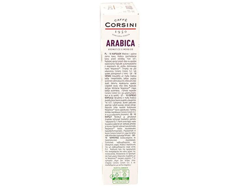 Corsini Nespresso* Original Compatible Pods Arabica x 10 image number 2