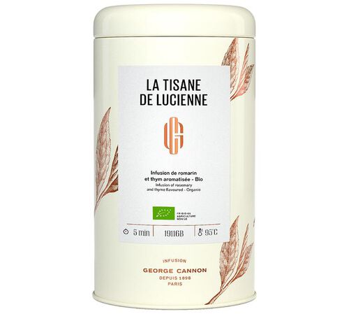 Bo&icirc;te La Tisane de Lucienne Bio - Vrac 80 g - GEORGE CANNON