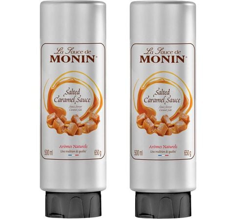 Lot de 2 Sauces Caramel Sal&eacute; 500 ml - MONIN