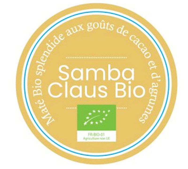 Comptoir Fran&ccedil;ais du Th&eacute; Organic Mate Tea Samba Claus - 100g image number 1