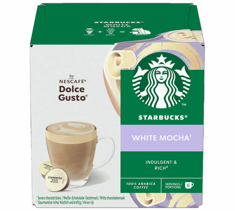 12 Nescaf&eacute;* Dolce Gusto* Compatible Pods Mocha White Chocolate &ndash; STARBUCKS image number 0