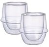 2 Kronos Double Wall Glasses - 8cl - KINTO image number 1