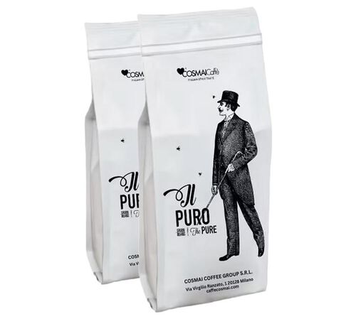 The Pure coffee beans - 100% Arabica - 8x250g - Cosmai Caff&egrave;