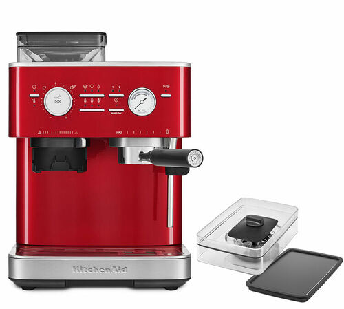 KitchenAid 5KES6551ECA Macchina semi automatica con macinacaff&egrave; Rossa