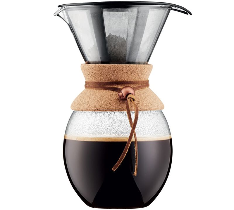 Bodum Pour Over in Cork & Leather - 12 cups image number 0