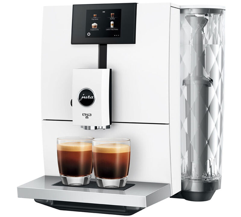Jura - Kaffeevollautomat ENA 8 Full Nordic White mit Touchscreen image number 0